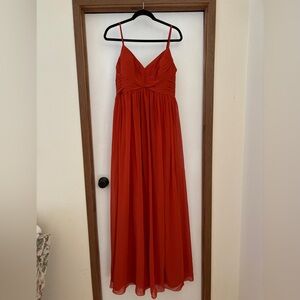 Azazie Alia Paprika- Size 12 brand new never worn, not altered!